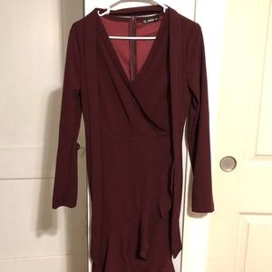 Maroon dress